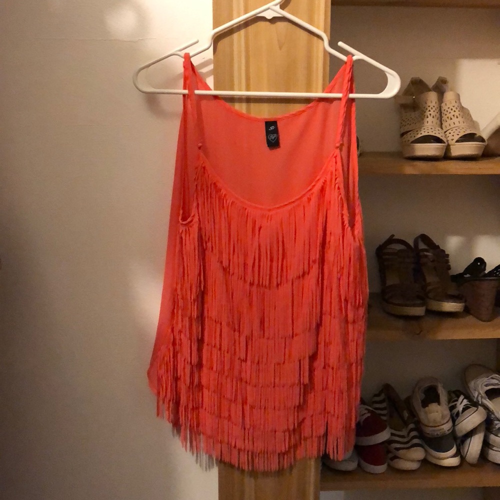 Sleeveless top with Fringe
